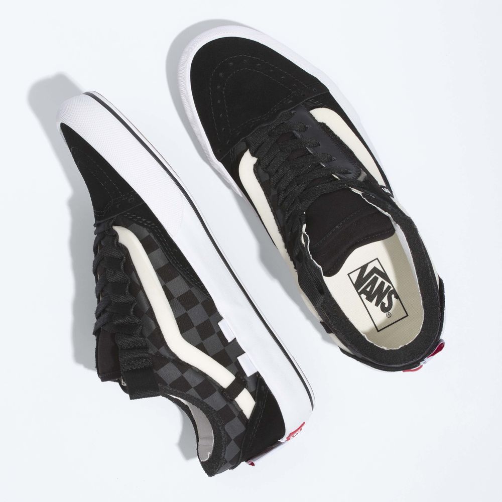 Vans Old Skool CAP Mens Womens - BLACK/TRUE WHITE VN0A4UUH6BT Shoes