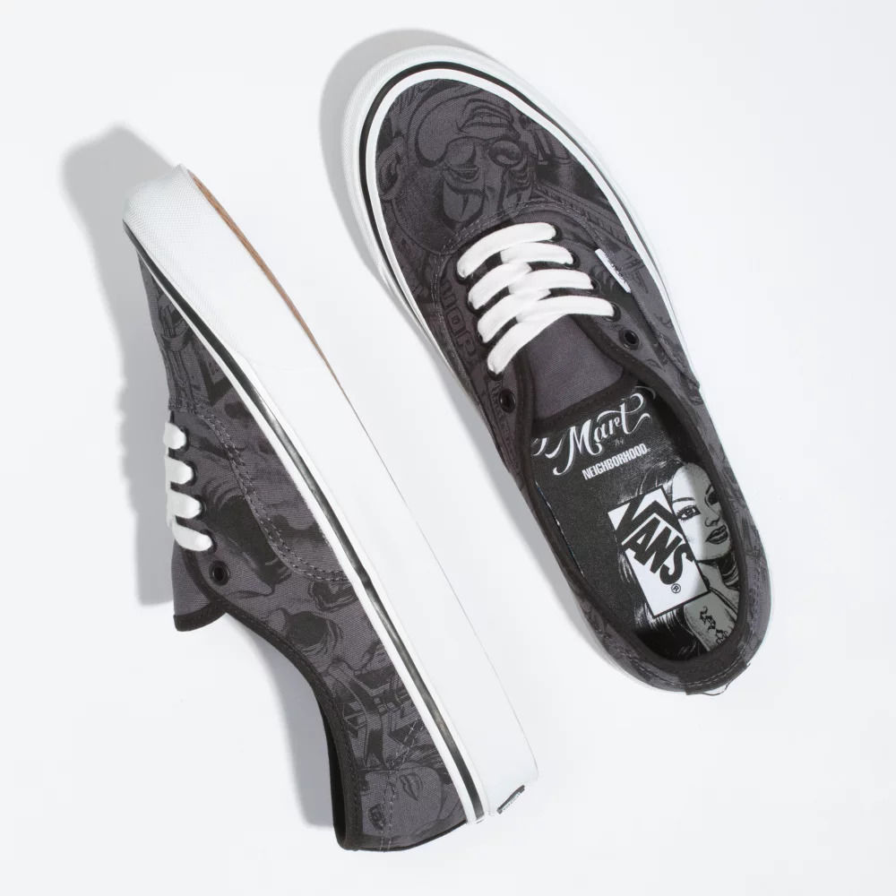 Vans Neighborhood Authentic 44 DX Mens Womens - Tattoo Print/Gargoyle/Pearl VN0A38EN00G Shoes