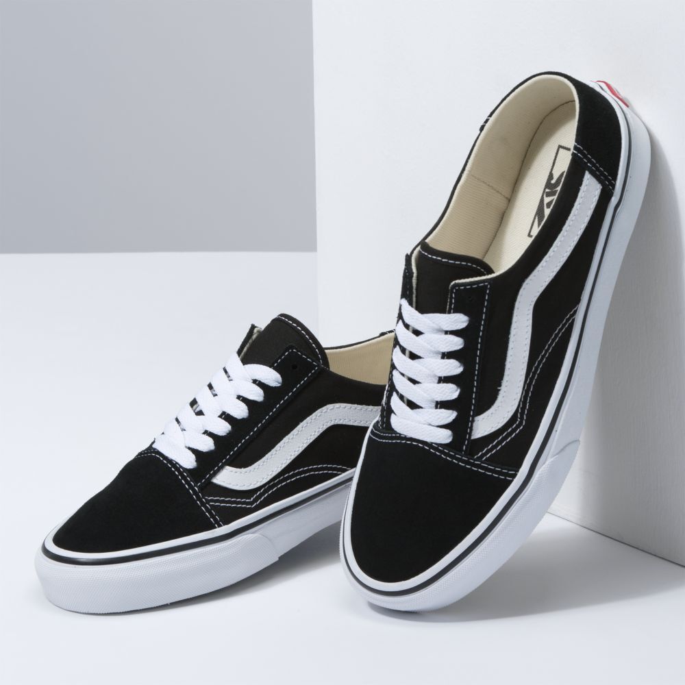 Vans Old Skool Mule Mens Womens - BLACK/TRUE WHITE VN0A3MUS6BT Shoes