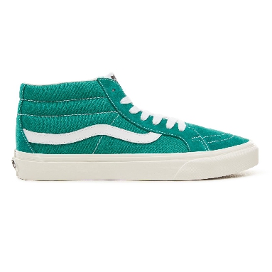 Vans Suede Retro Sport Sk8-Mid Reissue Classic Mens Womens - (Retro Sport) Cadmium Green VA3MV8U8L Shoes