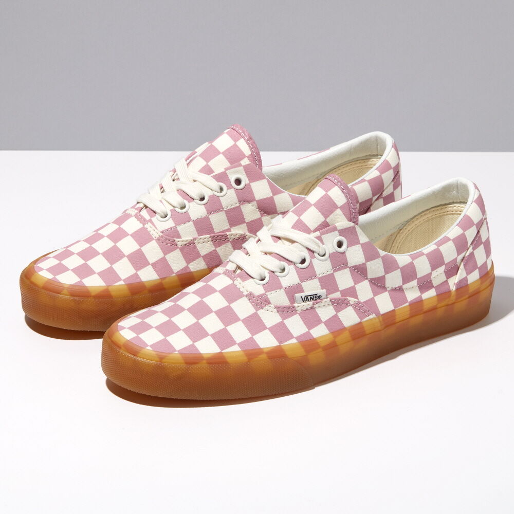 Vans MoMA Ringgold Era Mens Womens - CHECKERBOARD PINK/MARSHMALLOW VN0A4BV4BO9 Shoes