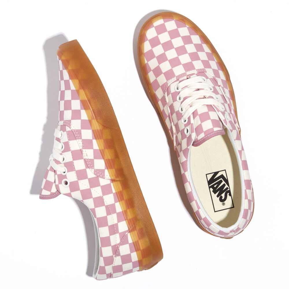 Vans MoMA Ringgold Era Mens Womens - CHECKERBOARD PINK/MARSHMALLOW VN0A4BV4BO9 Shoes