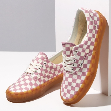 Vans MoMA Ringgold Era Mens Womens - CHECKERBOARD PINK/MARSHMALLOW VN0A4BV4BO9 Shoes