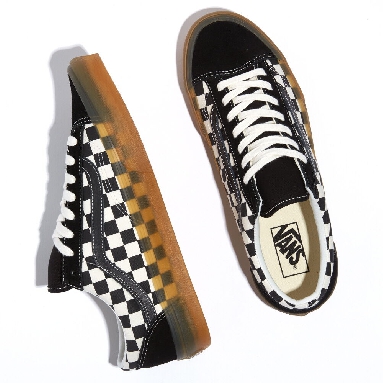 Vans X Stranger Things Style 36 Mens Womens - CHECKERBOARD BLACK/MARSHMALLOW VN0A3DZ31KP Shoes