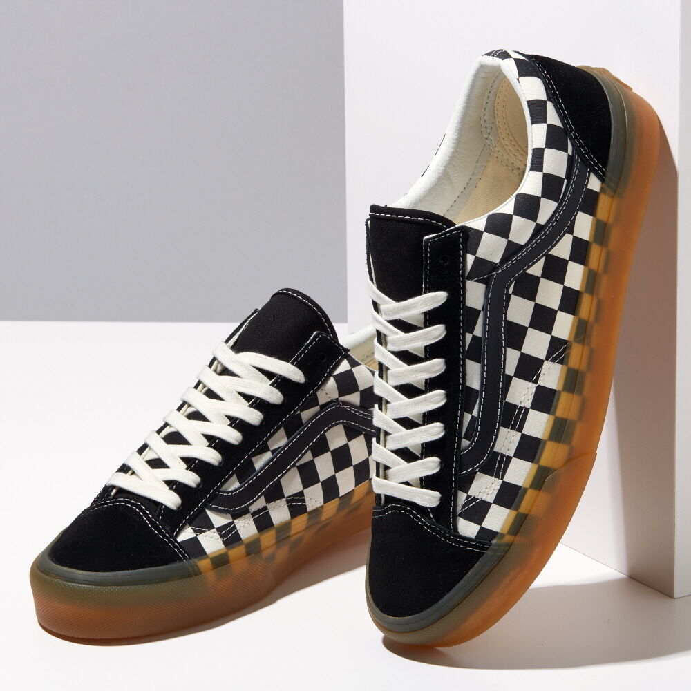 Vans X Stranger Things Style 36 Mens Womens - CHECKERBOARD BLACK/MARSHMALLOW VN0A3DZ31KP Shoes