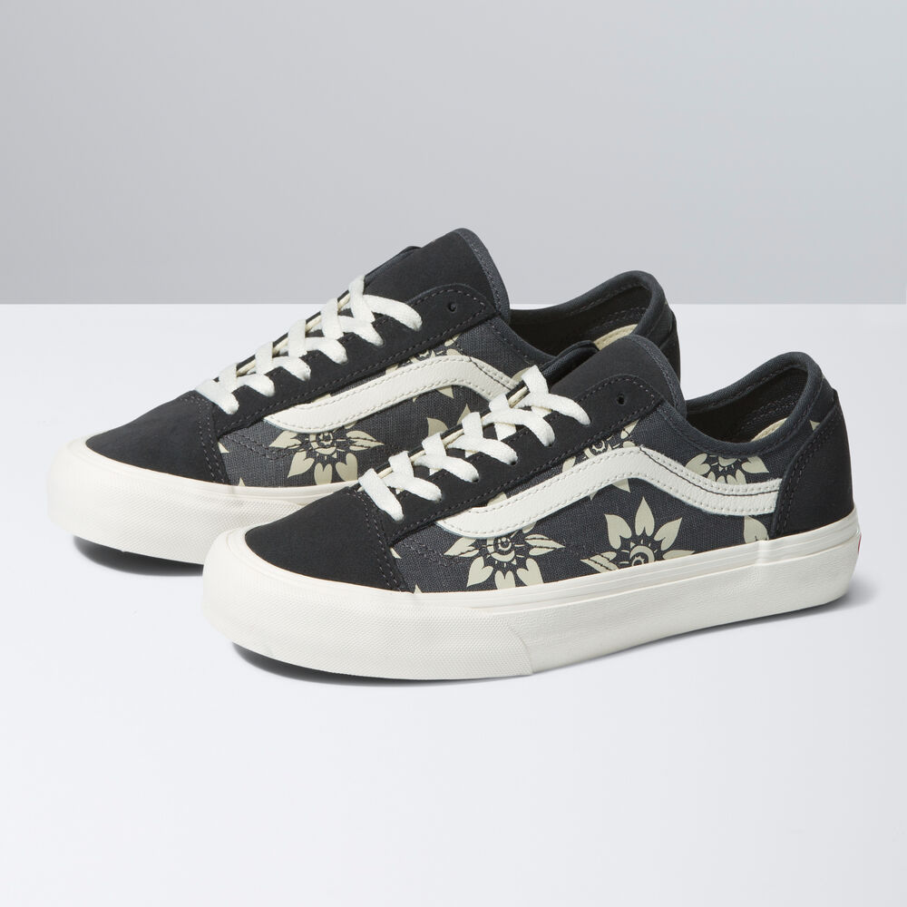 Vans Style 36 Decon VR3 SF Mens Womens - TRIPPY FLORAL ASPHALT/MARSHMALLOW VN0A5JMAQIY Shoes