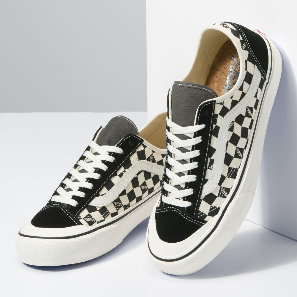 Vans Style 136 Decon VR3 SF Mens Womens - CHECKERBOARD BLACK/MARSHMALLOW VN0A4BX91KP Shoes