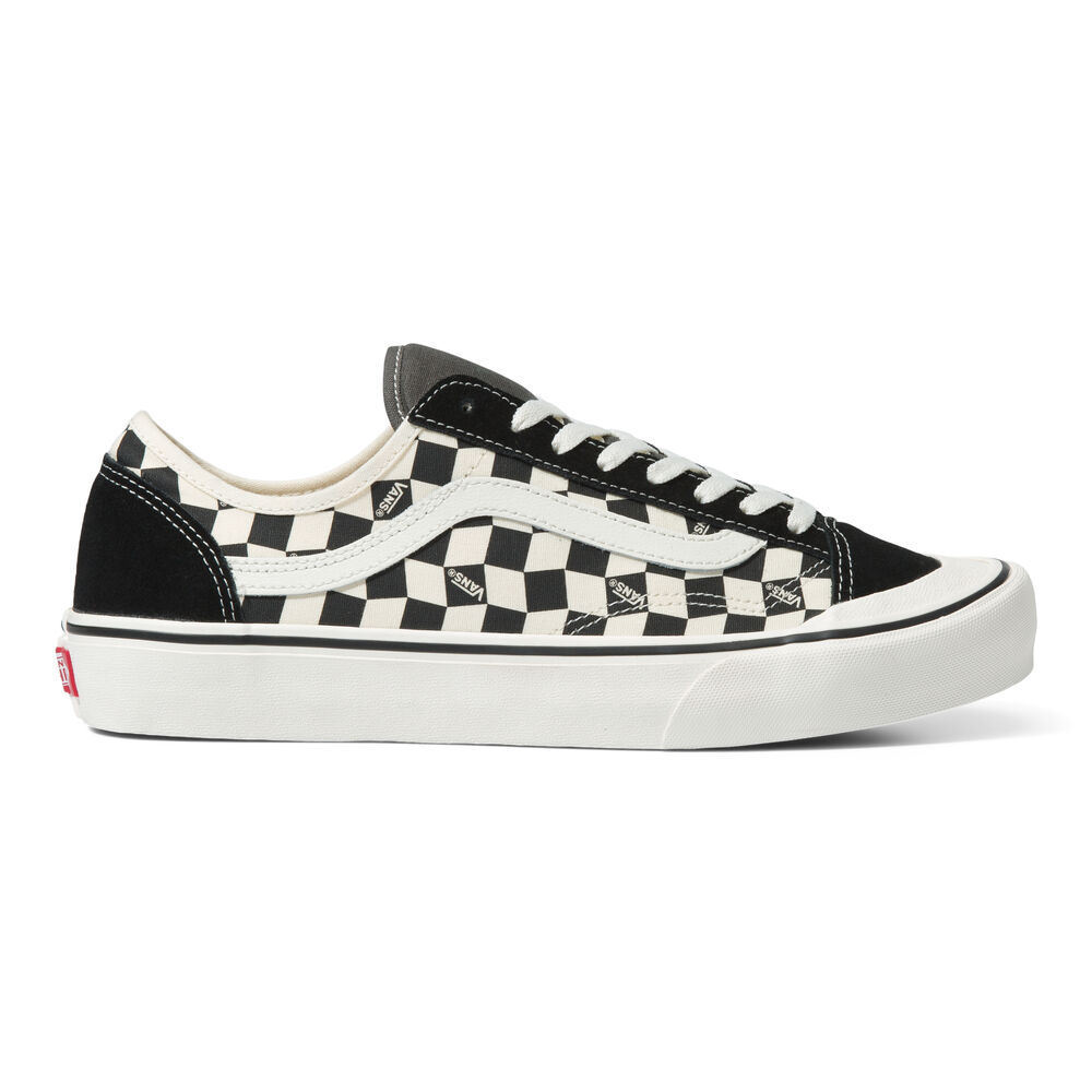 Vans Style 136 Decon VR3 SF Mens Womens - CHECKERBOARD BLACK/MARSHMALLOW VN0A4BX91KP Shoes