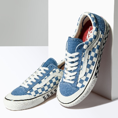 Vans Checkerboard Style 36 SF Mens Womens - (CHECKERBOARD) MOONLIGHT BLUE/MARSHMALLOW VN0A3ZCJBC0 Shoes