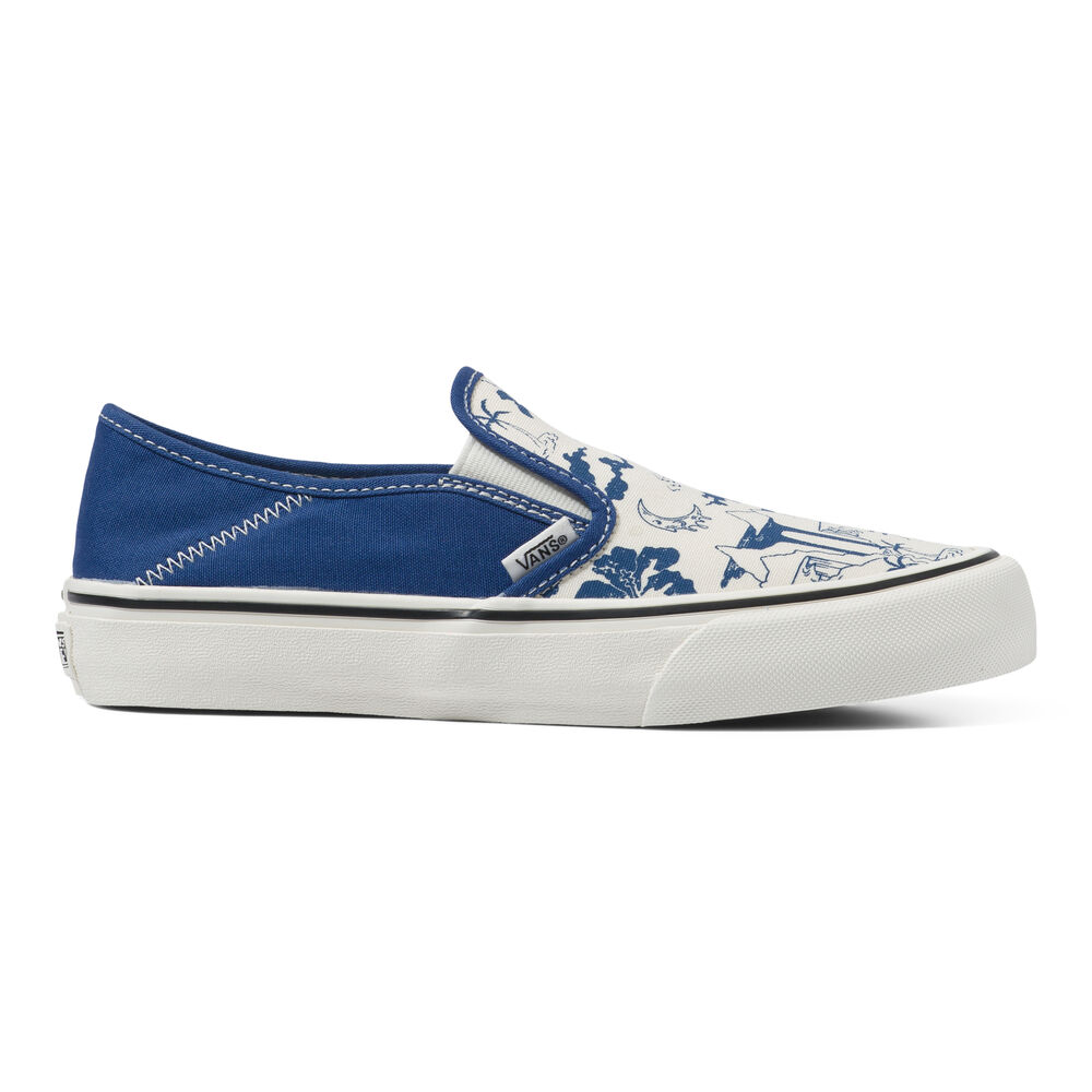 Vans Island Dream Slip-On SF Mens Womens - (ISLAND DREAM) TRUE NAVY/MARSHMALLOW VN0A5HYQAXV Shoes