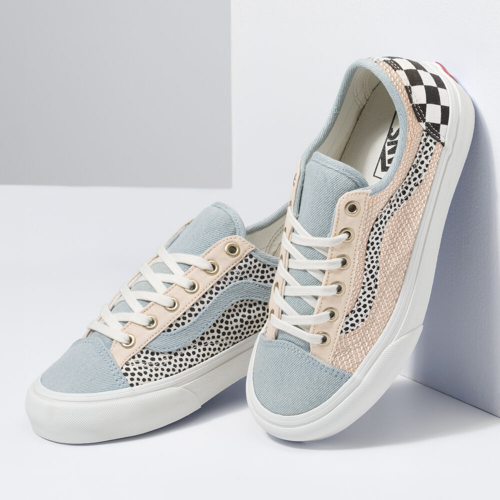 Vans Animal Stripes Style 36 Decon SF Mens Womens - (MIX MATCH) MULTI/MARSHMALLOW VN0A5HYRAYR Shoes