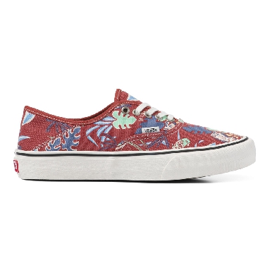 Vans Hawaiian Jungle Authentic SF Mens Womens - (HAWAIIAN JUNGLE) CHILI OIL/MARSHMALLOW VN0A5HYPAMX Shoes