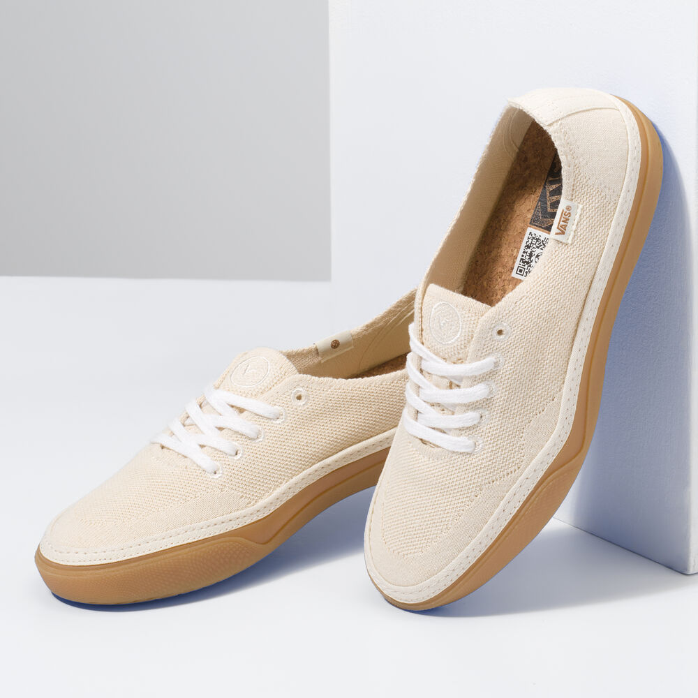 Vans Circle Vee Mens Womens - NATURAL/GUM VN0A4BWLAZN Shoes