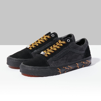 Vans x HUATUNAN Year of the Tiger Old Skool Mens Womens - YEAR OF THE TIGER BLACK VN000ZDFBLK Shoes