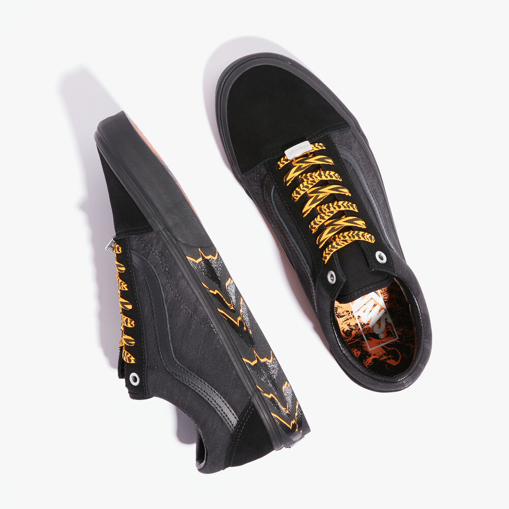 Vans x HUATUNAN Year of the Tiger Old Skool Mens Womens - YEAR OF THE TIGER BLACK VN000ZDFBLK Shoes