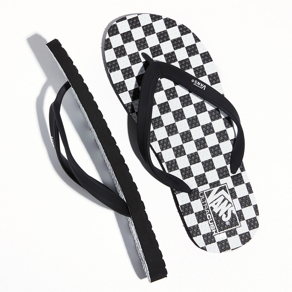 Vans Makena Sandals Mens Womens - (CHECKERBOARD) BLACK/TRUE WHITE VN0A3MTL5GU Shoes