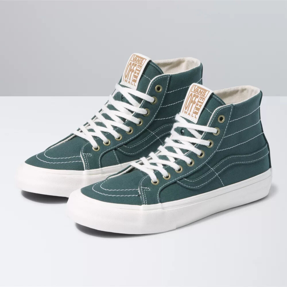 Vans Eco Theory Sk8-Hi 38 Decon SF Mens Womens - (ECO THEORY) JUNGLE GREEN/MARSHMALLOW VN0A4UWNA5K Shoes