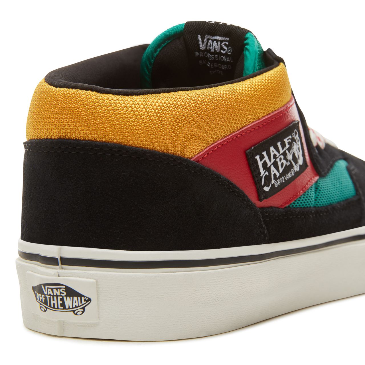 Vans Suede Sporty Half Cab Classic Mens Womens - (Sporty) Black/Multi VA348EU8V Shoes