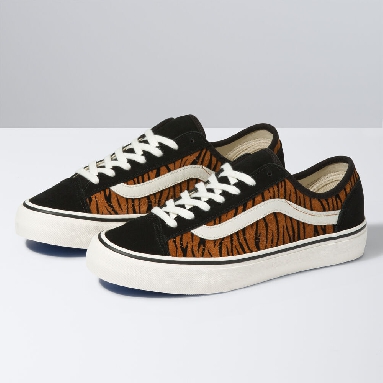 Vans Animal Stripes Style 36 Decon SF Mens Womens - (ANIMAL STRIPES) BLACK/MARSHMALLOW VN0A5HYR9ZY Shoes