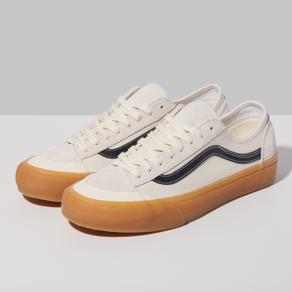 Vans Style 36 Decon SF Mens Womens - (SUEDE/CANVAS) MARSHMALLOW/BLACK/DOUBLE LIGHT GUM VN0A5HFF2Z3 Shoes