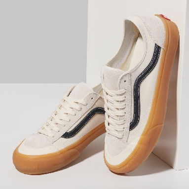 Vans Style 36 Decon SF Mens Womens - (SUEDE/CANVAS) MARSHMALLOW/BLACK/DOUBLE LIGHT GUM VN0A5HFF2Z3 Shoes