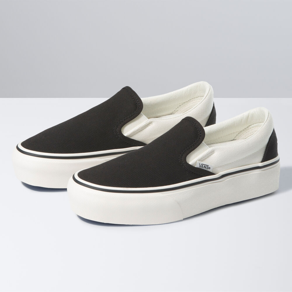 Vans x Surf Supply Slip-On Platform SF Mens Womens - SURF SUPPLY KARINA/BLACK VN0A3MVC4XY Shoes