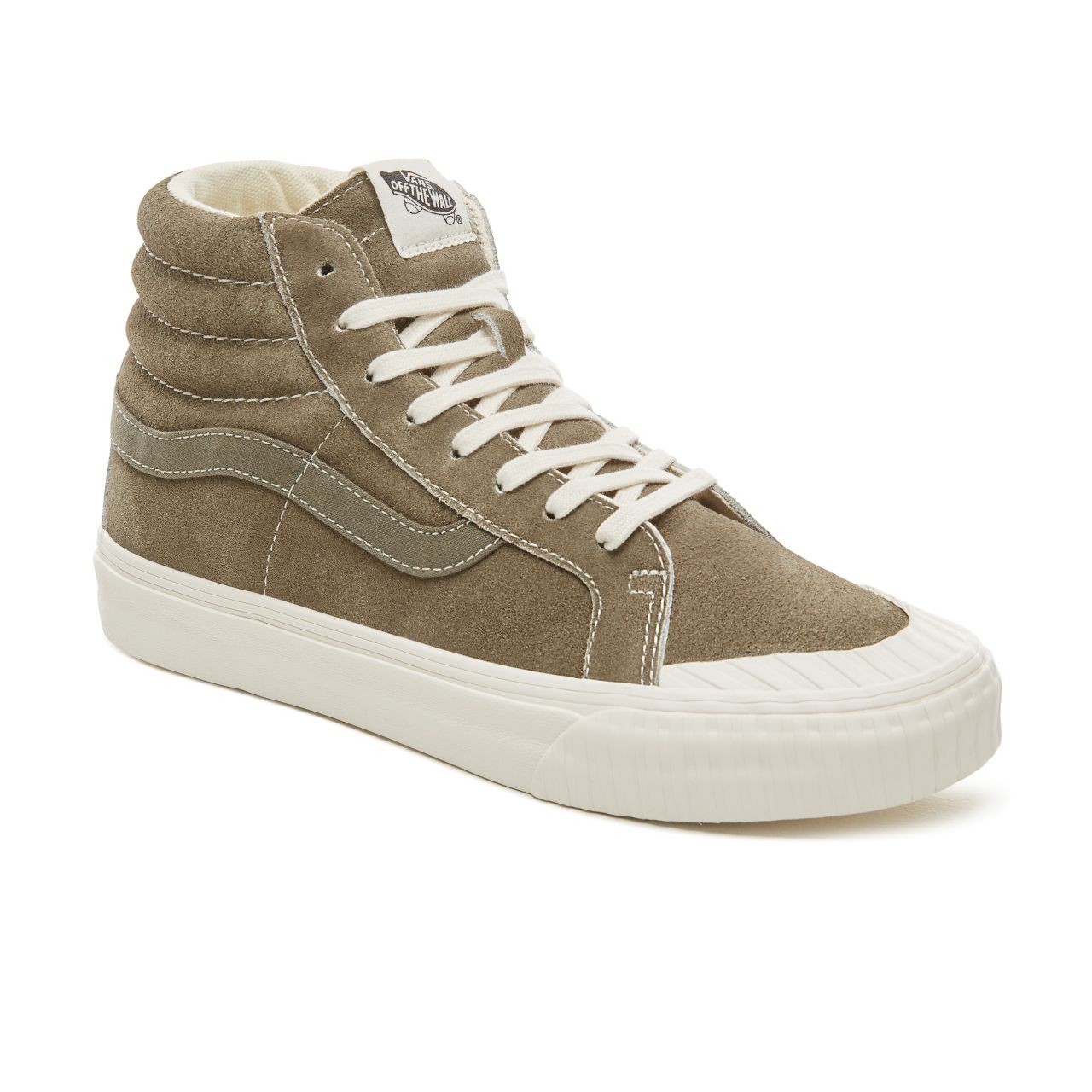 Vans Suede Vintage Military Sk8-Hi Reissue 138 Classic Mens Womens - (Vintage Military) Dusty Olive VA3TKPUCK Shoes