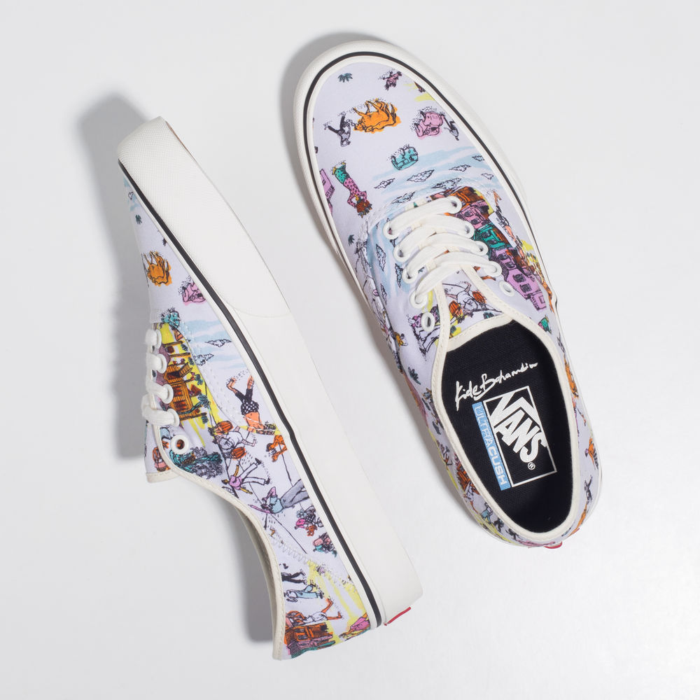 Vans Kide x Vans Authentic SF Mens Womens - CLASSIC WHITE/MARSHMALLOW VN0A3MU6WOK Shoes