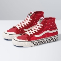 Vans Salt Wash SK8 Hi 138 Decon SF Mens Womens - RED/MARSHMALLOW VN0A3MV1XGJ Shoes