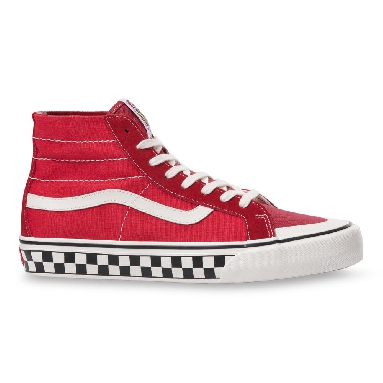 Vans Salt Wash SK8 Hi 138 Decon SF Mens Womens - RED/MARSHMALLOW VN0A3MV1XGJ Shoes