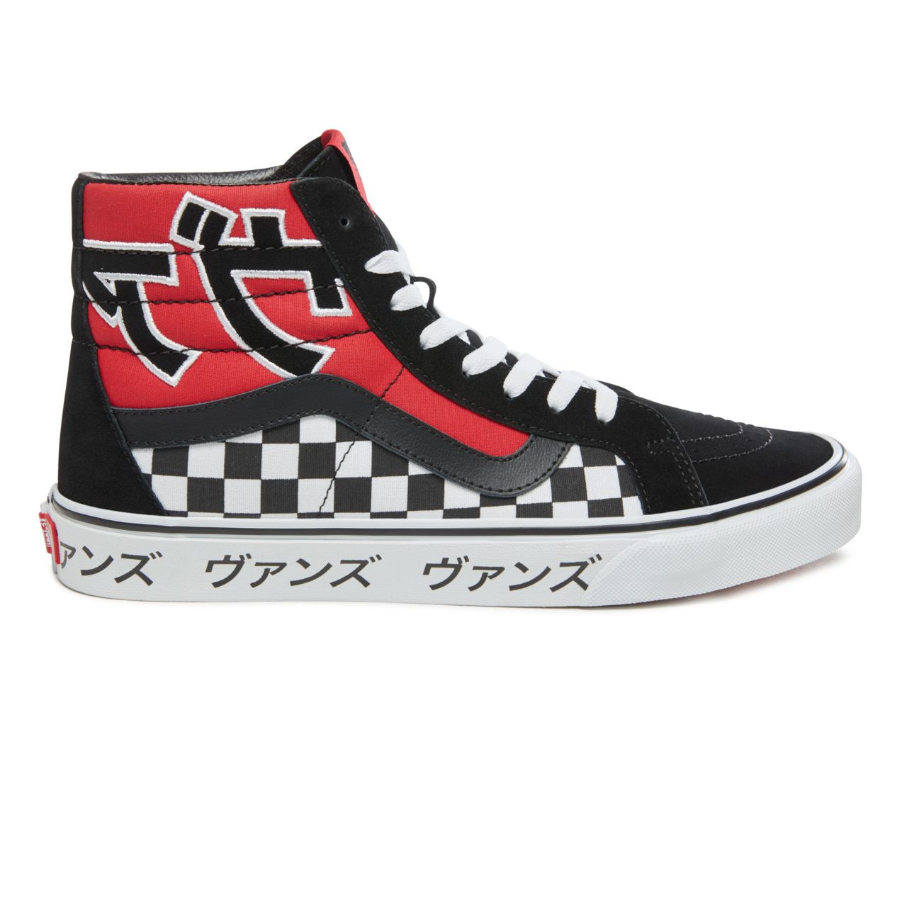 Vans Japanese Type Sk8-Hi Reissue Classic Mens Womens - (Japanese Type) Racing Red/True White VA2XSBSJY Shoes