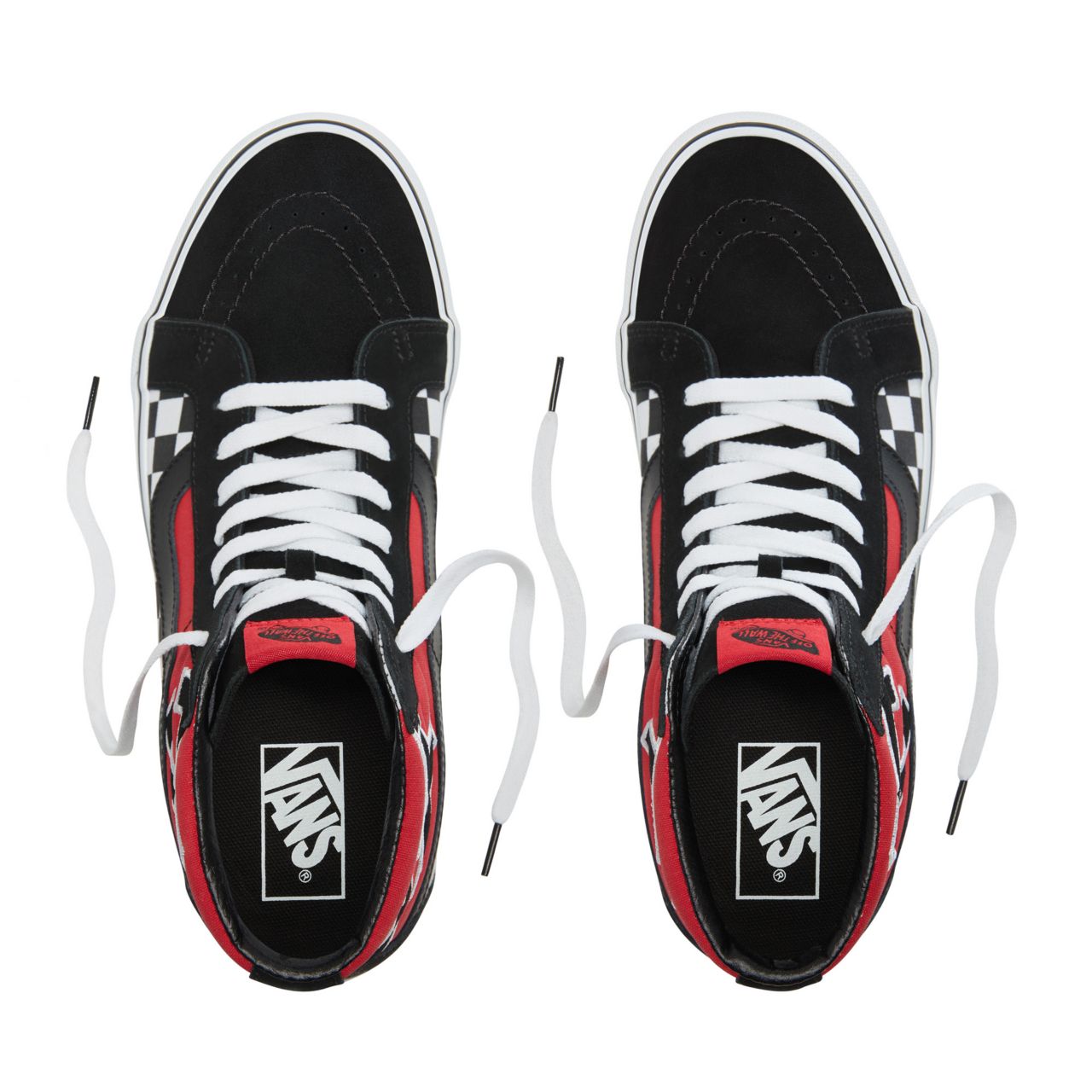 Vans Japanese Type Sk8-Hi Reissue Classic Mens Womens - (Japanese Type) Racing Red/True White VA2XSBSJY Shoes