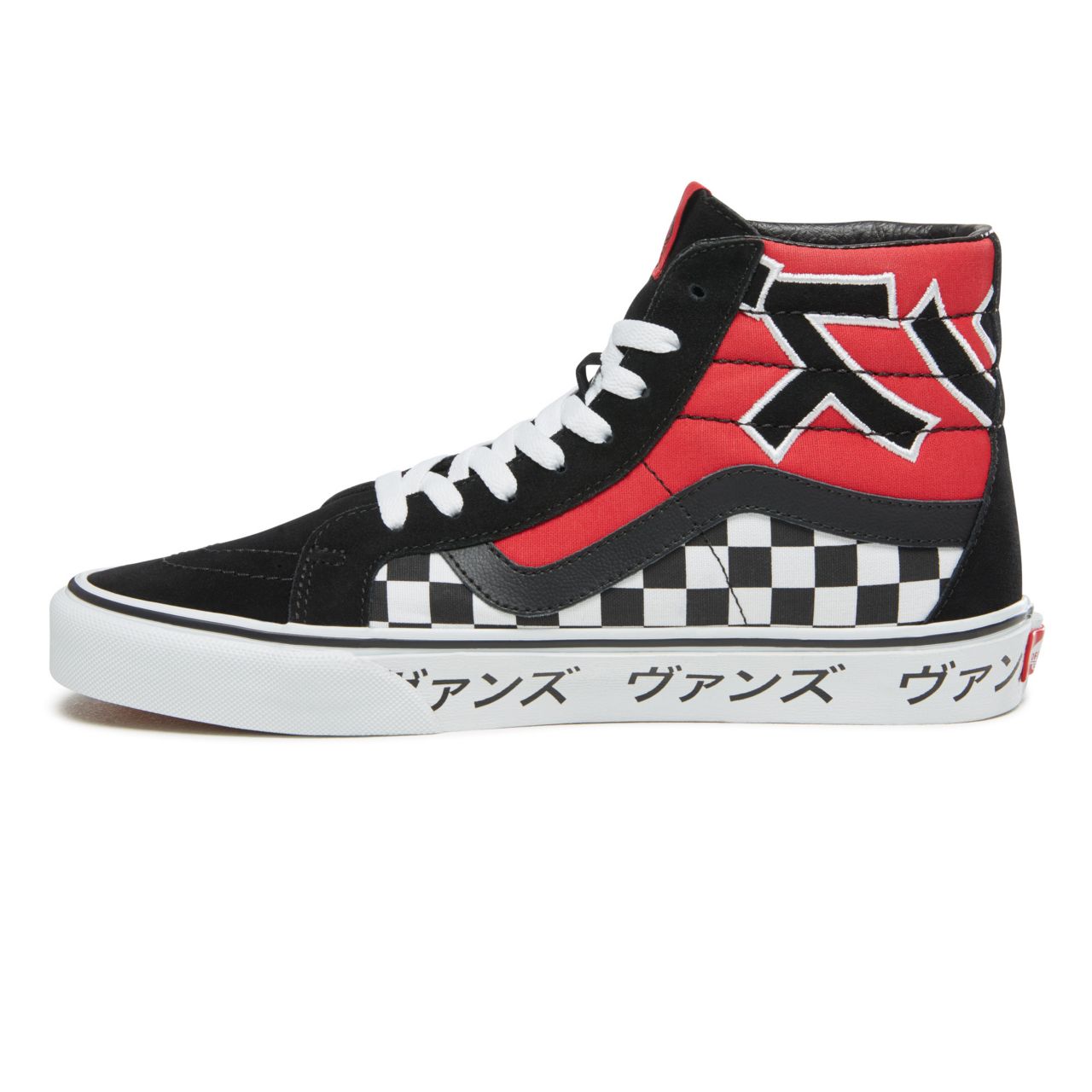 Vans Japanese Type Sk8-Hi Reissue Classic Mens Womens - (Japanese Type) Racing Red/True White VA2XSBSJY Shoes