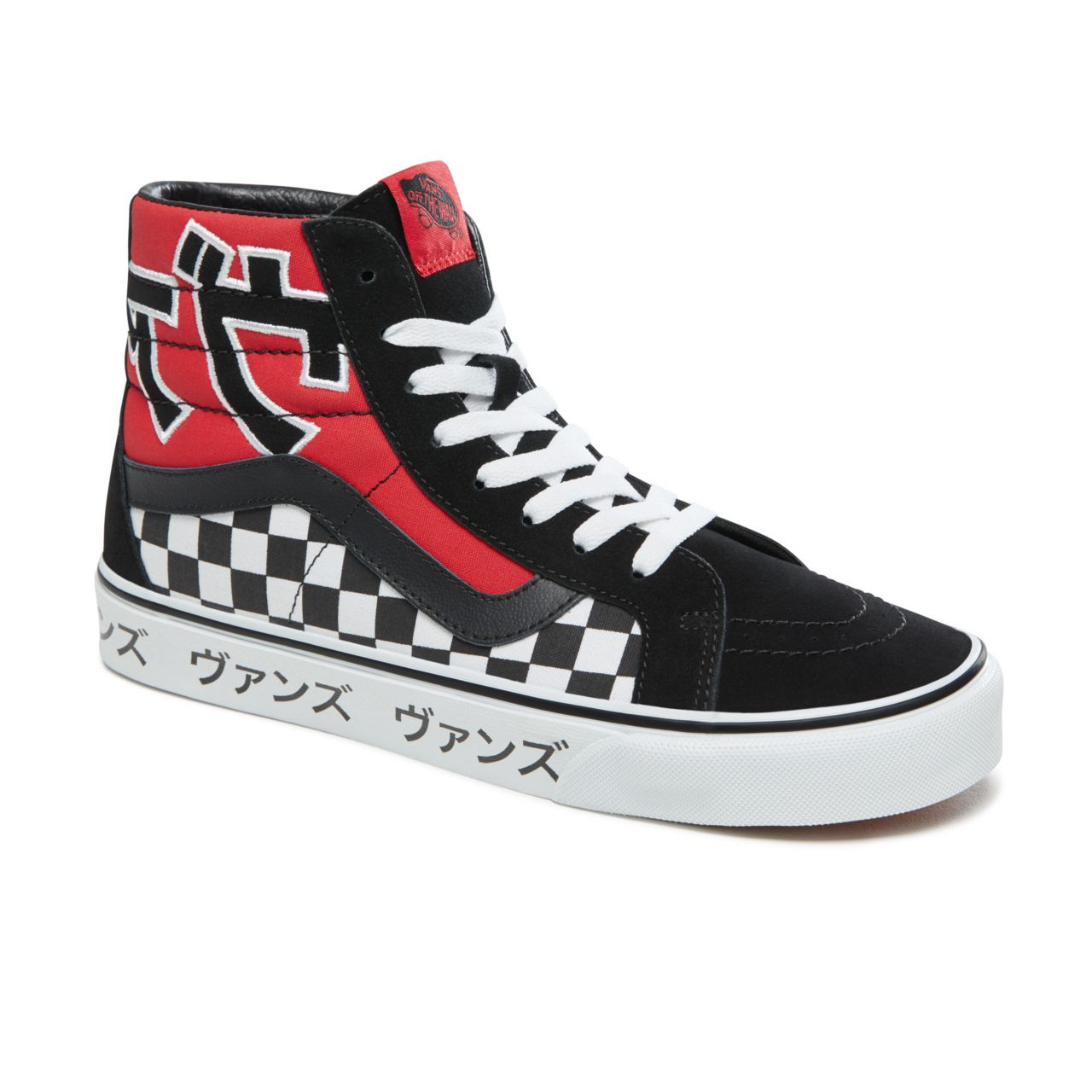 Vans Japanese Type Sk8-Hi Reissue Classic Mens Womens - (Japanese Type) Racing Red/True White VA2XSBSJY Shoes