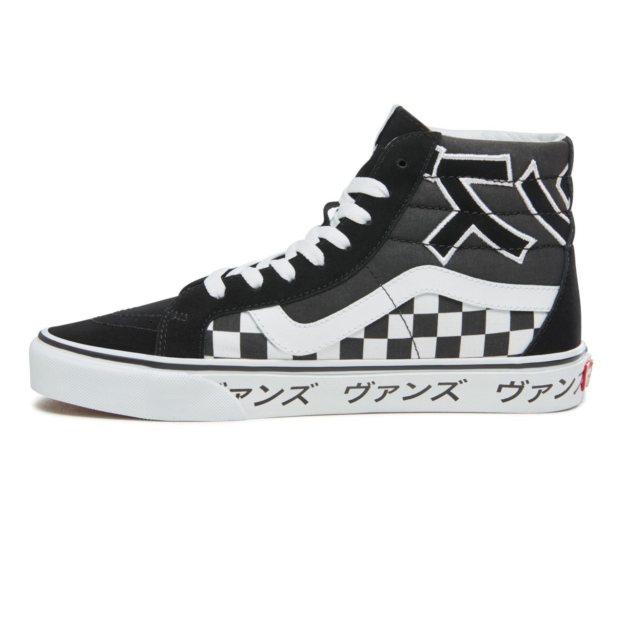 Vans Japanese Type Sk8-Hi Reissue Classic Mens Womens - (Japanese Type) Black/True White VA2XSBSJZ Shoes