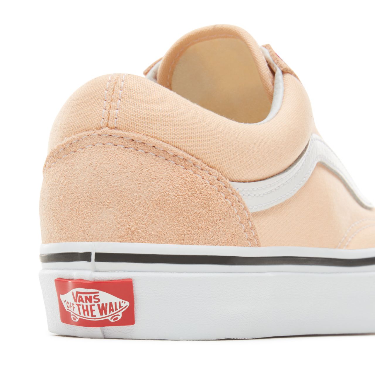 Vans Color Theory Old Skool Classic (Unisex) Mens Womens - Bleached Apricot/True White VA38G1U5Y Shoes