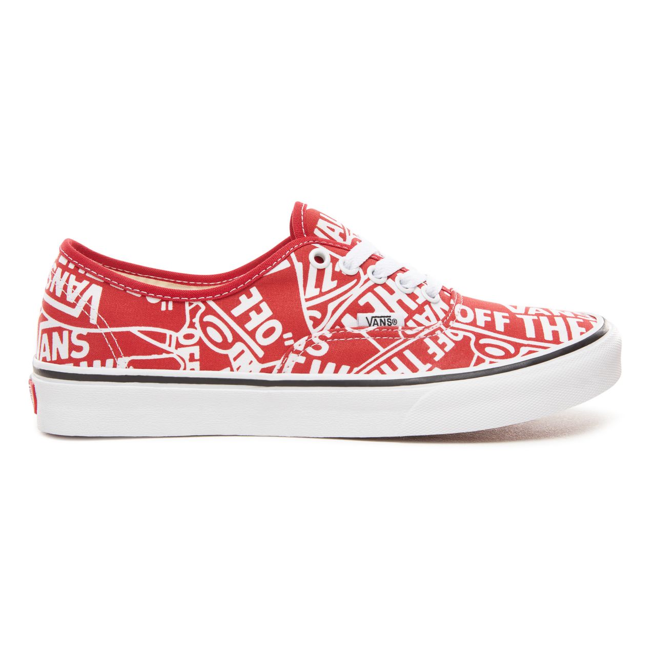 Vans Otw Repeat Authentic Classic Mens Womens - (Otw Repeat) Red/True White VN0A38EMUKL Shoes