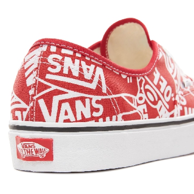 Vans Otw Repeat Authentic Classic Mens Womens - (Otw Repeat) Red/True White VN0A38EMUKL Shoes