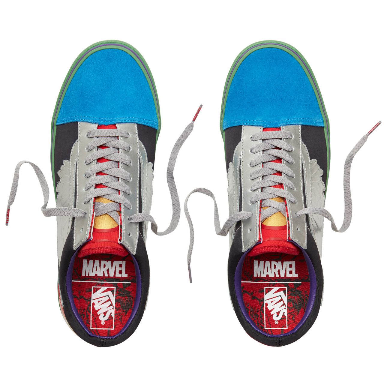 Vans X Marvel Old Skool Classic Mens Womens - (Marvel) Avengers/Multi VA38G1U3V Shoes