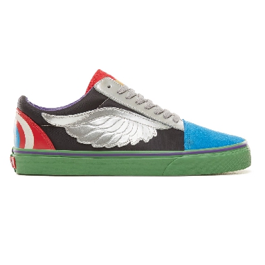 Vans X Marvel Old Skool Classic Mens Womens - (Marvel) Avengers/Multi VA38G1U3V Shoes