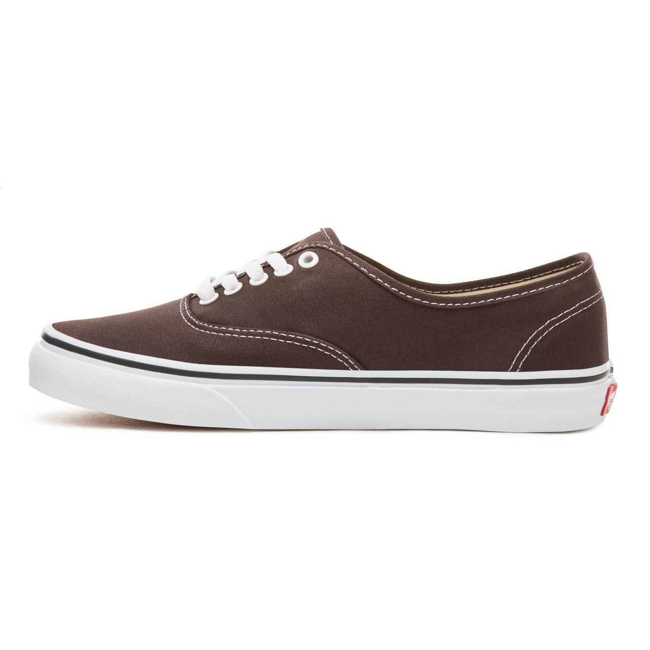 Vans Color Theory Authentic Classic (Unisex) Mens Womens - Chocolate Torte/True White VA38EMU5Z Shoes