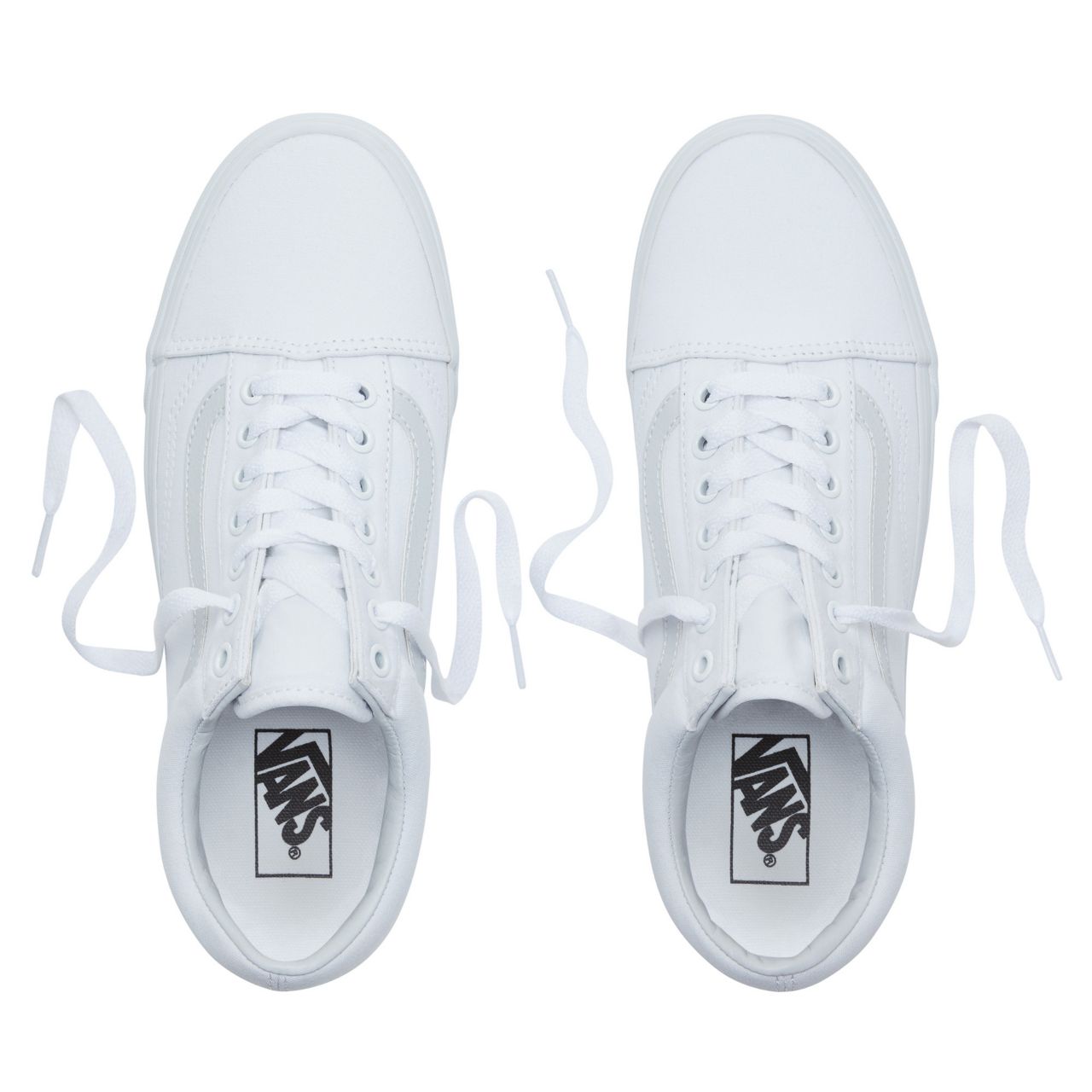 Vans Old Skool Classic Mens Womens - True White VN000D3HW00 Shoes