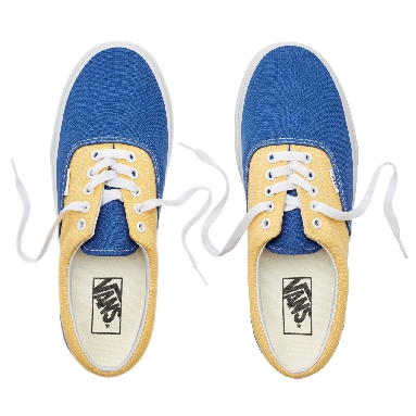 Vans BMX Checkerboard Era Classic Mens Womens - (Bmx Checkerboard) True Blue/Yellow VA38FRU8I Shoes