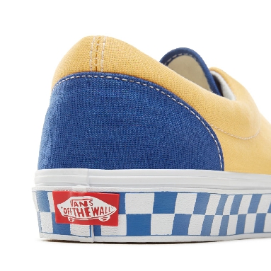 Vans BMX Checkerboard Era Classic Mens Womens - (Bmx Checkerboard) True Blue/Yellow VA38FRU8I Shoes