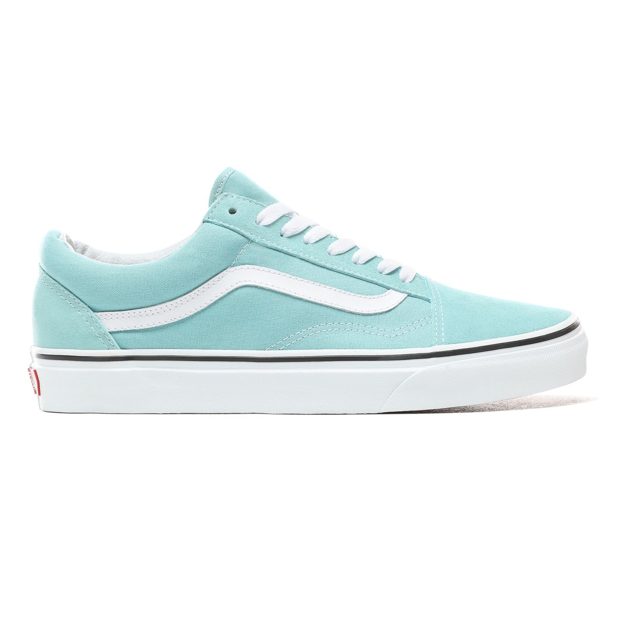 Vans Old Skool Classic Mens Womens - Aqua Haze/True White VN0A38G1VKQ Shoes