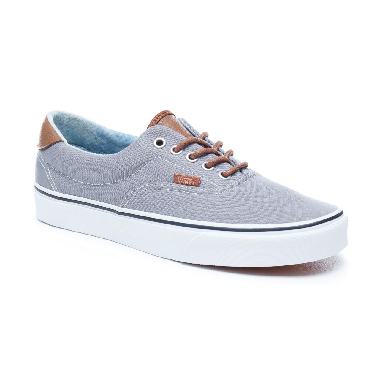 Vans C&L Era 59 Classic Mens Womens - Frost Gray-Acid Denim VA38FSQ70 Shoes