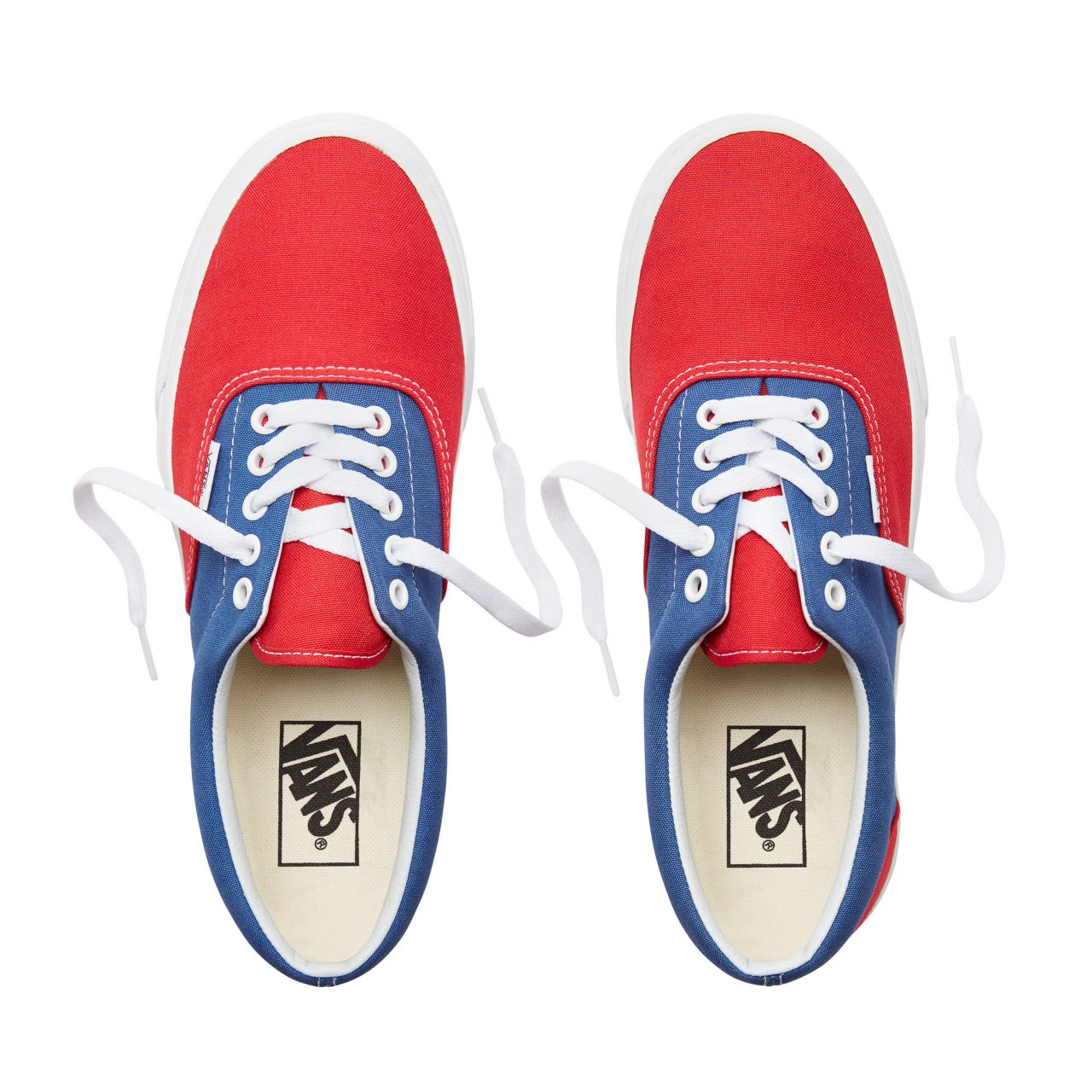 Vans BMX Checkerboard Era Classic Mens Womens - (Bmx Checkerboard) True Blue/Red VA38FRU8H Shoes