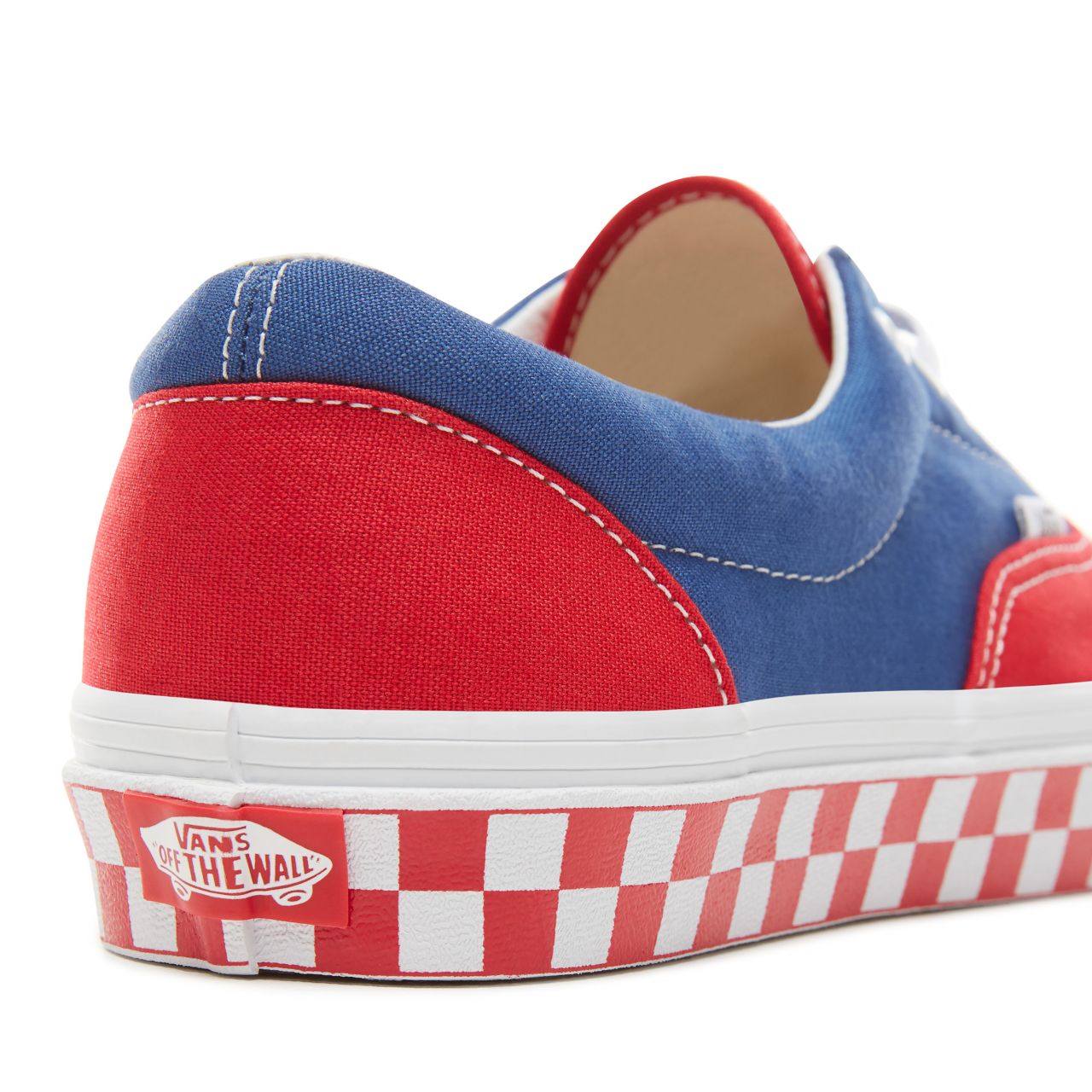 Vans BMX Checkerboard Era Classic Mens Womens - (Bmx Checkerboard) True Blue/Red VA38FRU8H Shoes