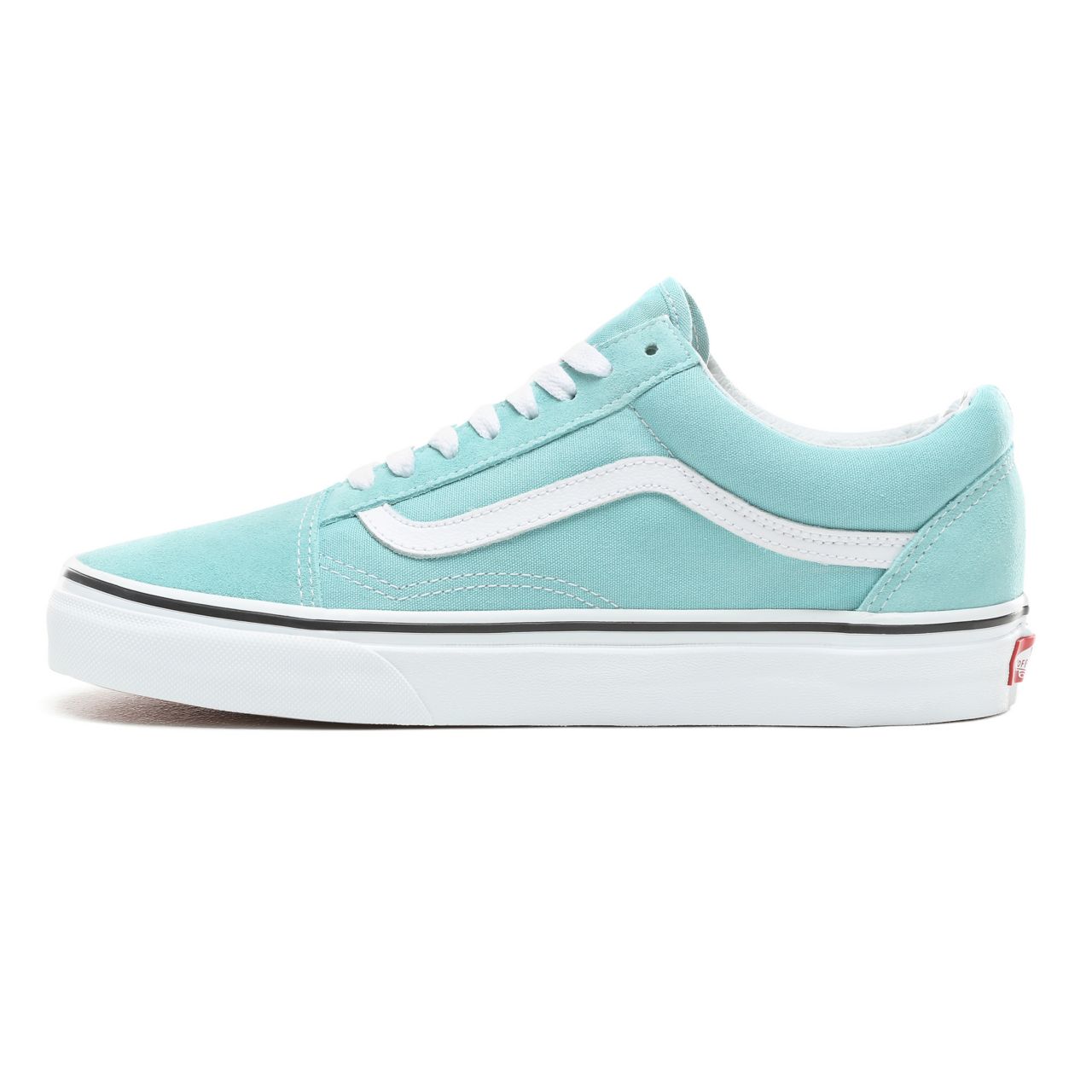 Vans Old Skool Classic Mens Womens - Aqua Haze/True White VN0A38G1VKQ Shoes