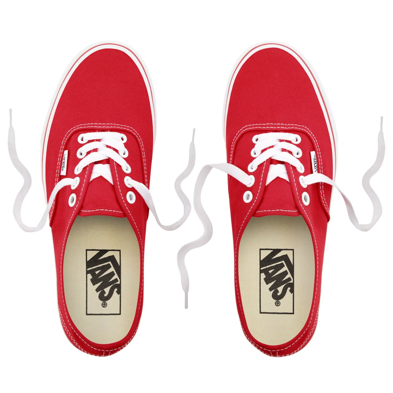 Vans Authentic Classic Mens Womens - Red VEE3RED Shoes